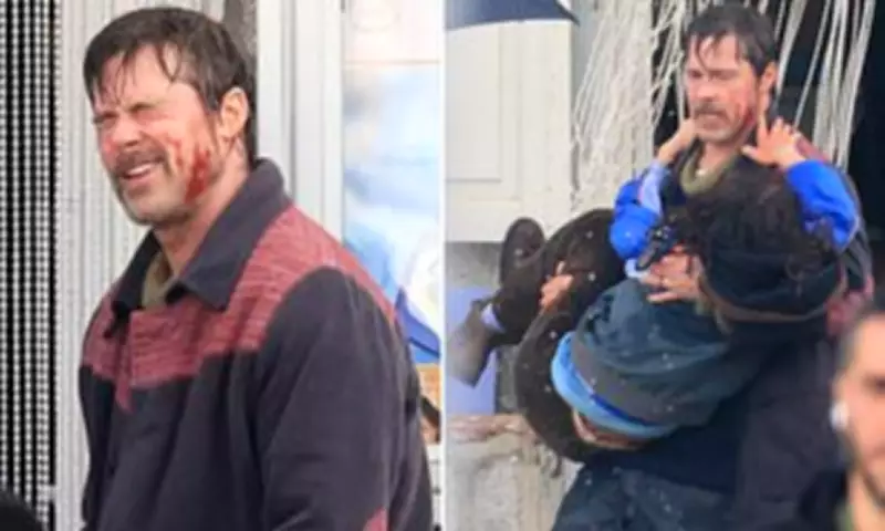 Brad Pitt Films Intense Scenes on Greek Island for New Movie The Riders