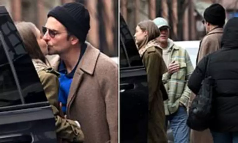 Bradley Cooper and Gigi Hadid Share Romantic Kiss After NYC Lunch