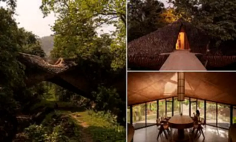 Bridge House: Indian Couple's Sustainable Home Spans Gorge in Architectural Marvel