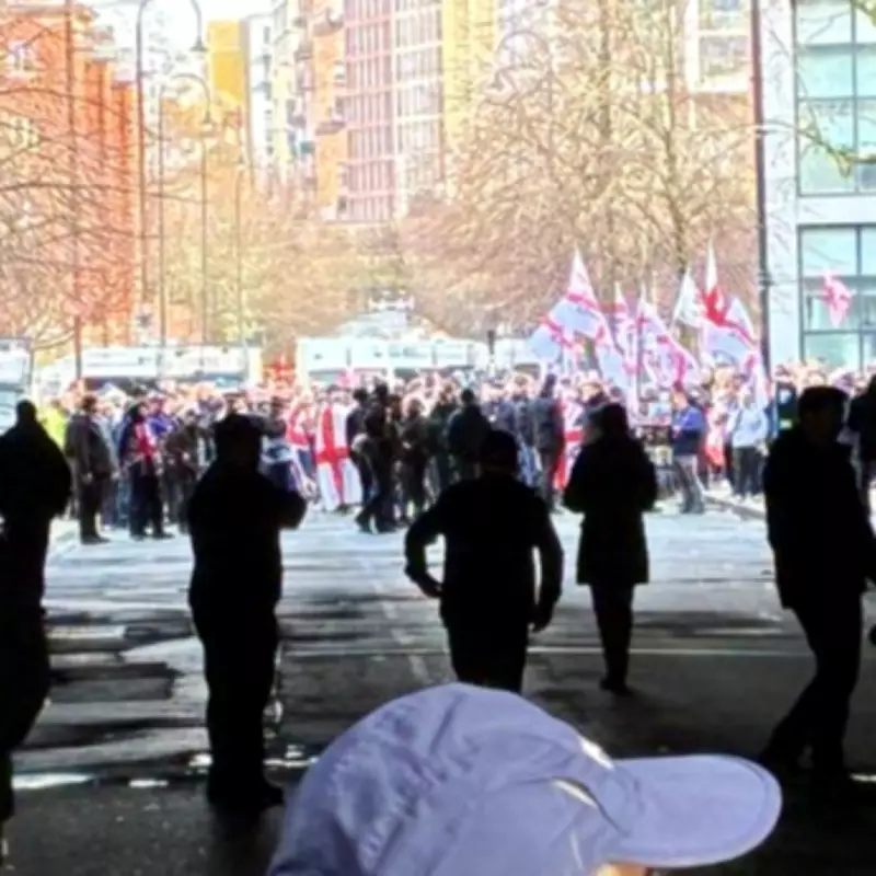 Britain First March and Counter-Protests Draw Hundreds in Manchester City Centre