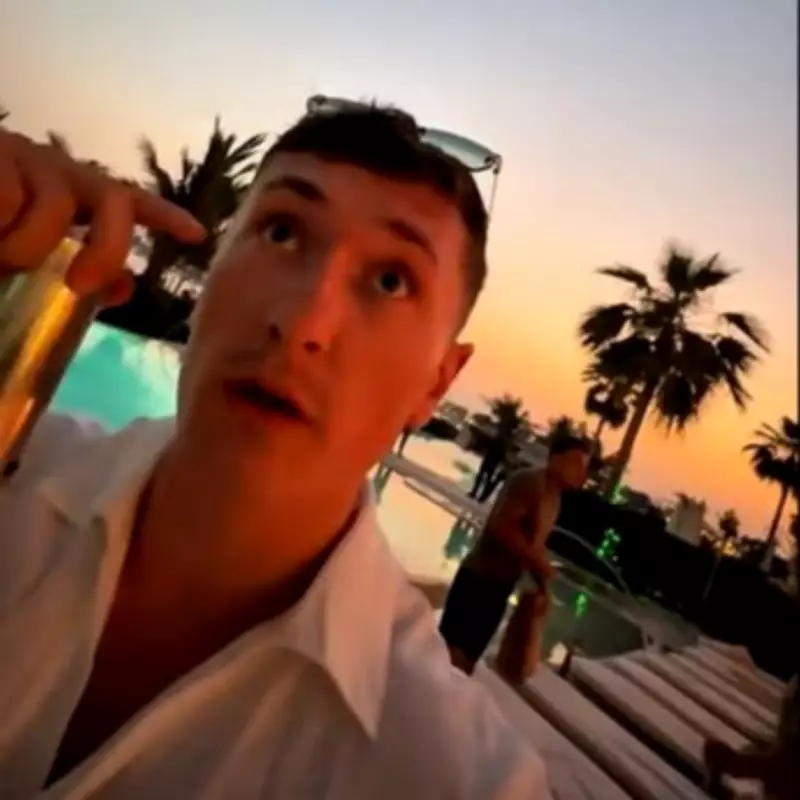 British Influencer Captures Dubai Hotel Blaze After Iranian Missile Strike