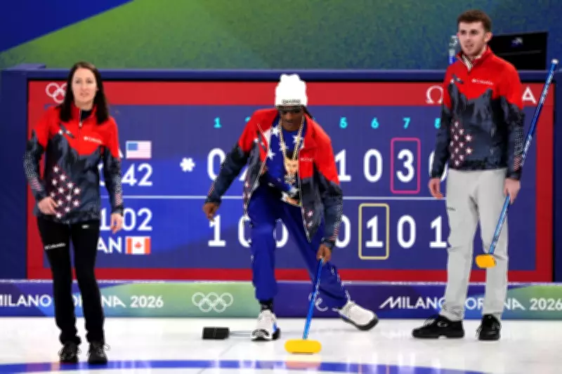 British Olympic Curlers Seek Selfie from Snoop Dogg After Starstruck Encounter