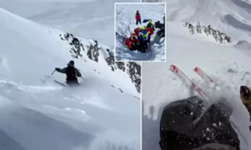 British Skier Survives 1,300ft Avalanche Buried Under 7ft of Snow in French Alps