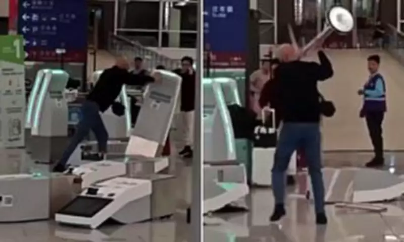 British Tourist Arrested After Smashing Hong Kong Airport Desks with Metal Pole
