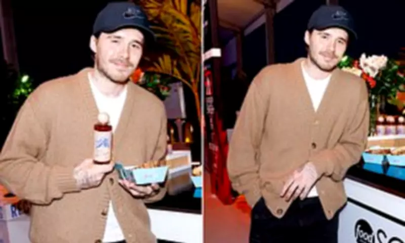 Brooklyn Beckham Conceals Arms at Hot Sauce Event Amid Family Feud and Luxury Watch Drama