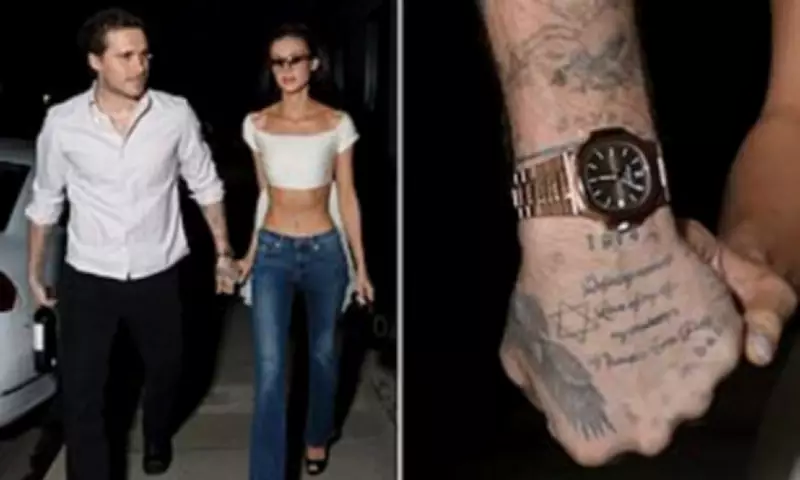 Brooklyn Beckham Flaunts Dad's £220k Watch Despite Family Feud and Tattoo Cover-Up