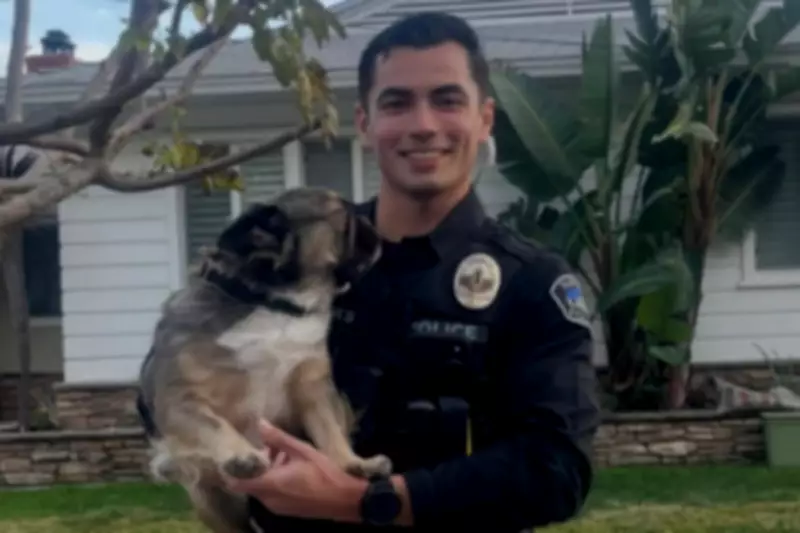 California Police Officer's Viral Dog Photo Sparks Social Media Frenzy