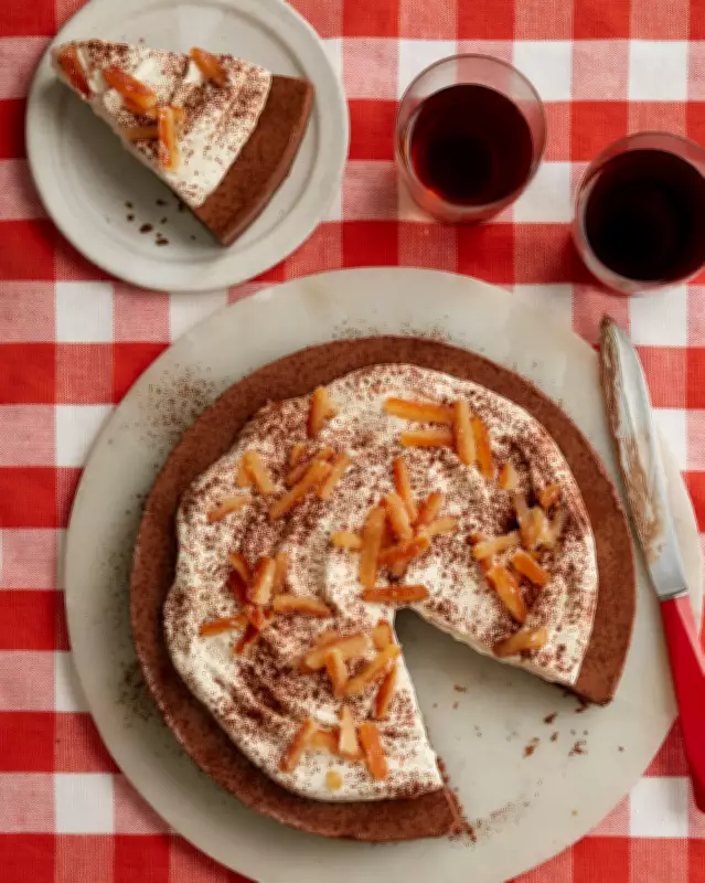 Camilla Wynne's Luxurious No-Bake Mocha Marmalade Mousse Tart Recipe