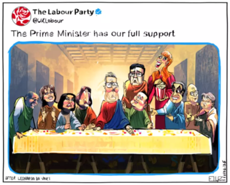 Cartoonist Ella Baron's 'Last Supper' Depicts Keir Starmer's Political Crucible