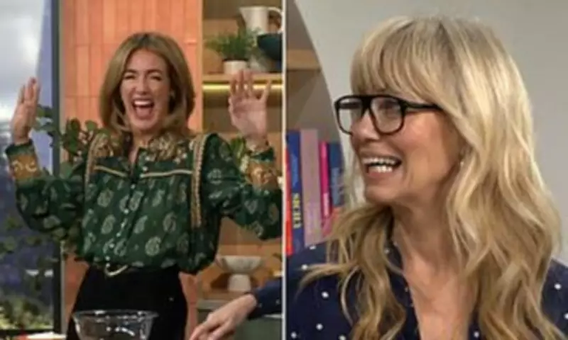 Cat Deeley Blushes as Co-Star Praises Her Bottom Live on This Morning