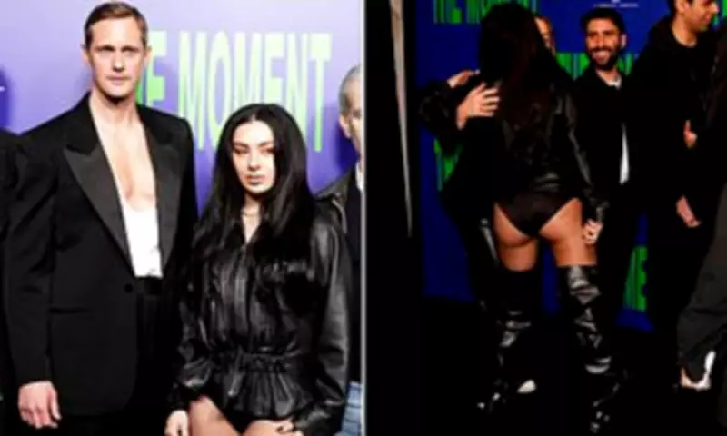 Charli XCX and Alexander Skarsgard Lead Daring Fashion at The Moment Premiere