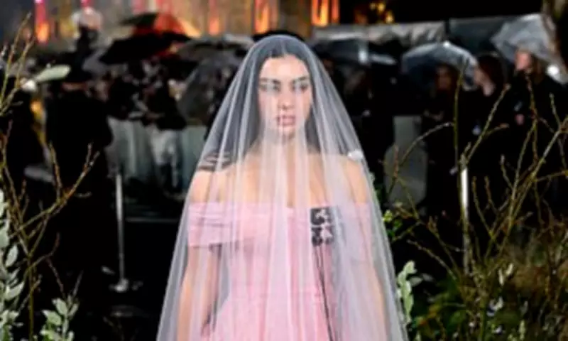 Charli XCX Stuns in Bridal Pink at Wuthering Heights UK Premiere