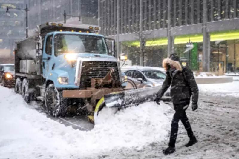 Chicagoans Name Snowplow 'Abolish ICE' in Political Jab at Trump