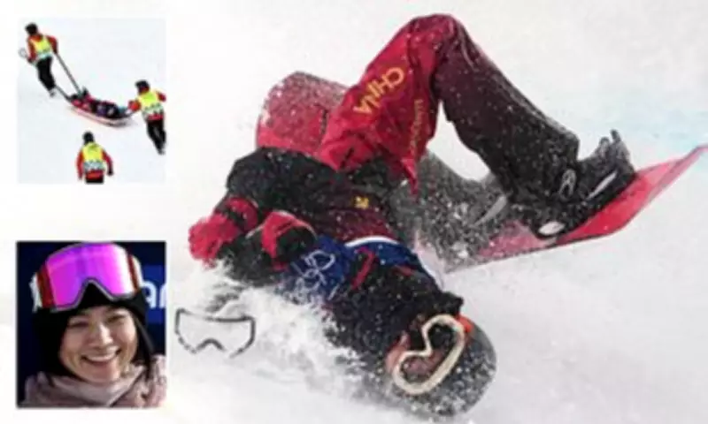 Chinese Snowboarder Liu Jiayu Suffers Horrific Fall at Milano Cortina Olympics
