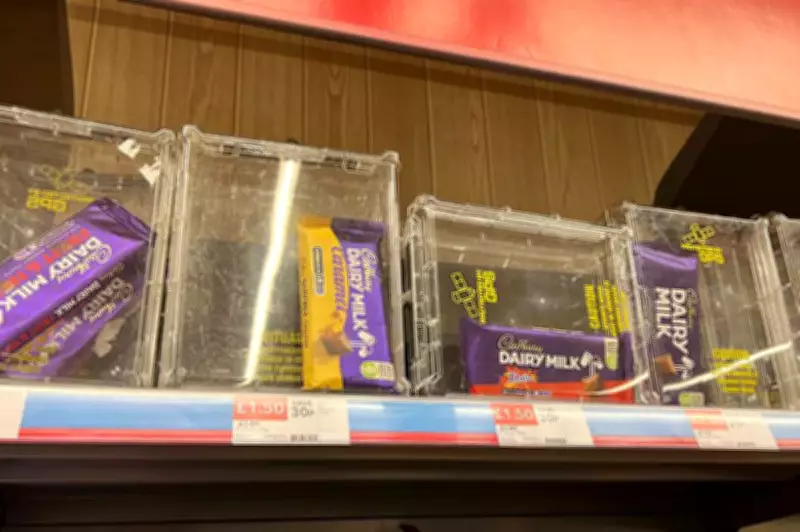 Chocolate Bars Locked in Anti-Theft Boxes as UK Supermarkets Battle Surge in Shoplifting