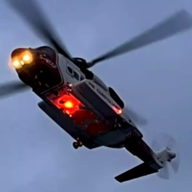 Coastguard Helicopter and Police Deploy in Newquay Amid Emergency Response