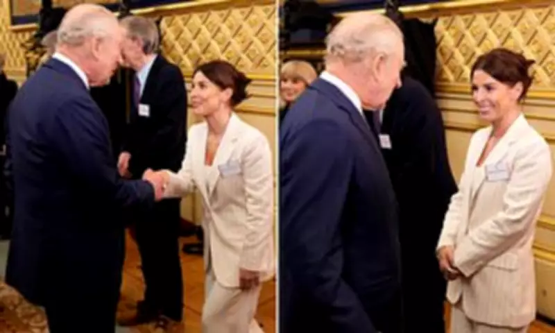 Coleen Rooney Meets King Charles at Windsor Carers Reception
