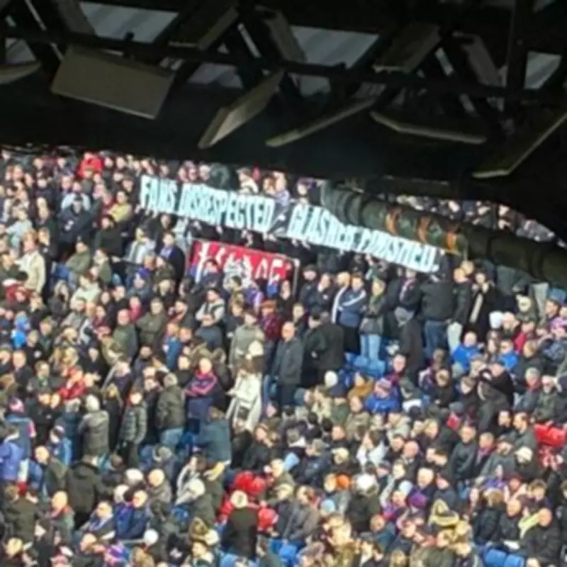 Crystal Palace Fans Unveil 'Glasner Finished' Banner Amid Managerial Turmoil