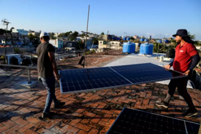 Cubans Embrace Solar Power Amid Energy Crisis as US Sanctions Bite