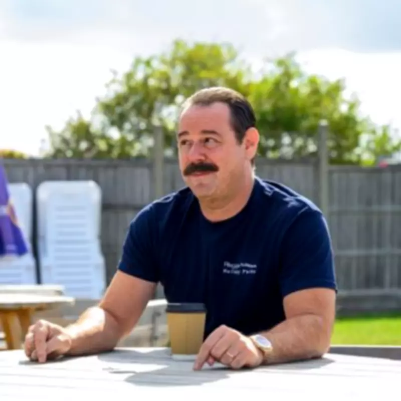 Danny Dyer Confronted by Caravan Punter Over No-Show at Park Opening