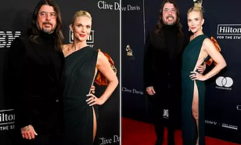 Dave Grohl and Jordyn Blum Present United Front at Pre-Grammy Gala After Cheating Scandal