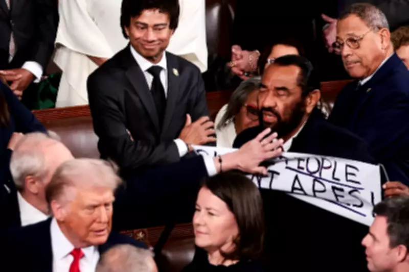 Democrat Rep. Al Green Ejected from Trump's State of the Union Over Protest Sign