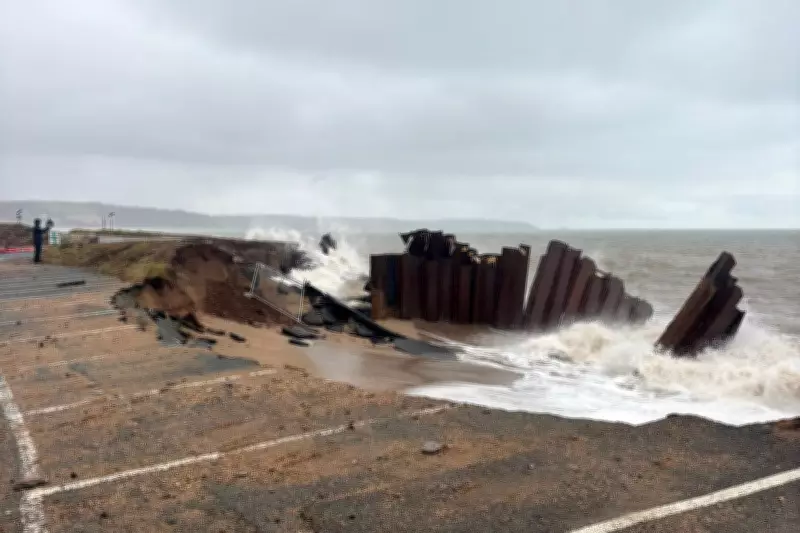 Devon's A379 Slapton Line Collapses Into Sea After Storms Destroy Coastal Defences