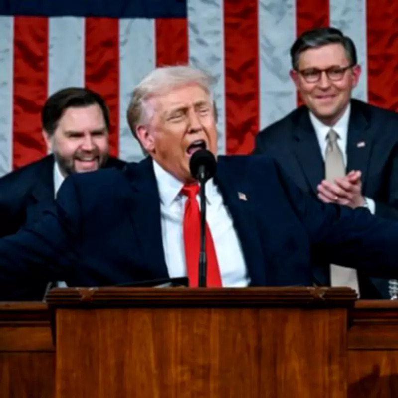 Donald Trump's Record-Breaking State of the Union Address Sparks Protests and Praise