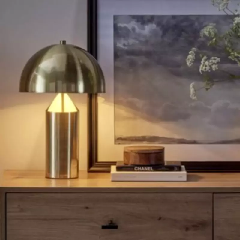 Dusk's Titan Gold Domed Table Lamp: A Luxurious Lighting Upgrade