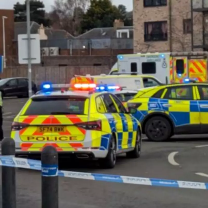 Edinburgh Tesco Car Park Locked Down as Police and Helicopter Scrambled