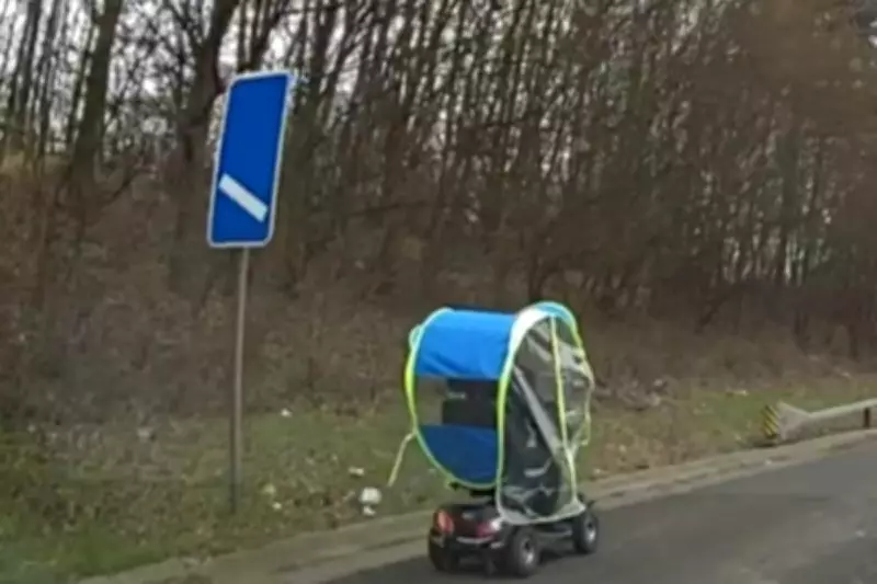 Elderly Man Drives Mobility Scooter on M11 Motorway in Essex