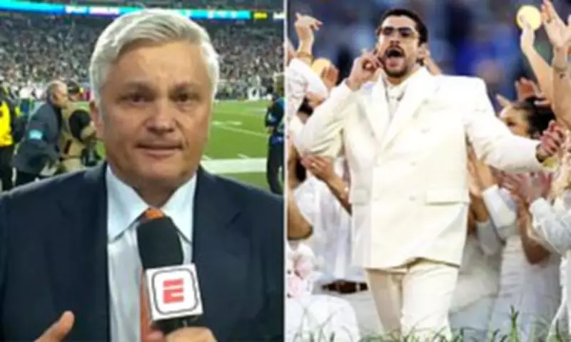 ESPN Reporter John Sutcliffe Breaks Down During Super Bowl Halftime Show
