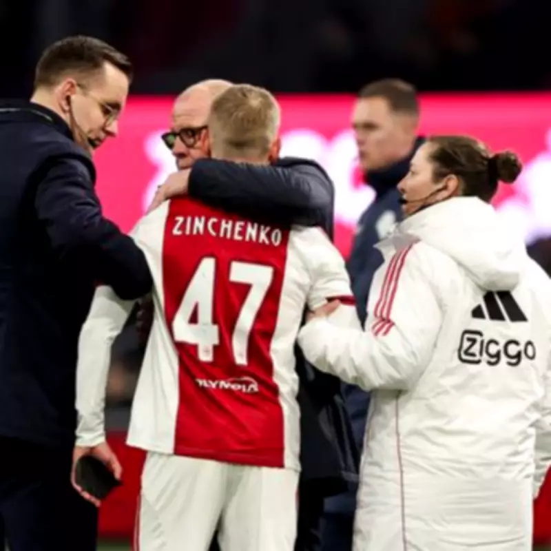 Ex-Arsenal Star Zinchenko Suffers Season-Ending Injury After Ajax Move