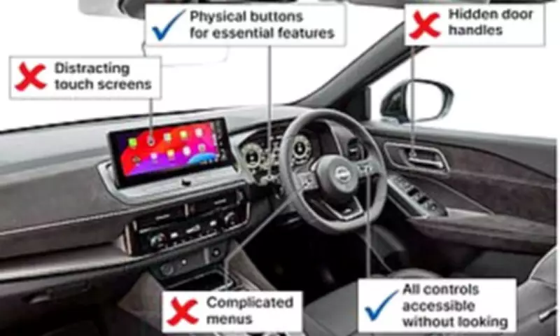 Experts Warn High-Tech Car Features Like Touchscreens Pose Deadly Risks