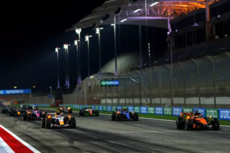 F1 Trials New Blue Warning Race Start Procedure in Bahrain Amid Safety Concerns