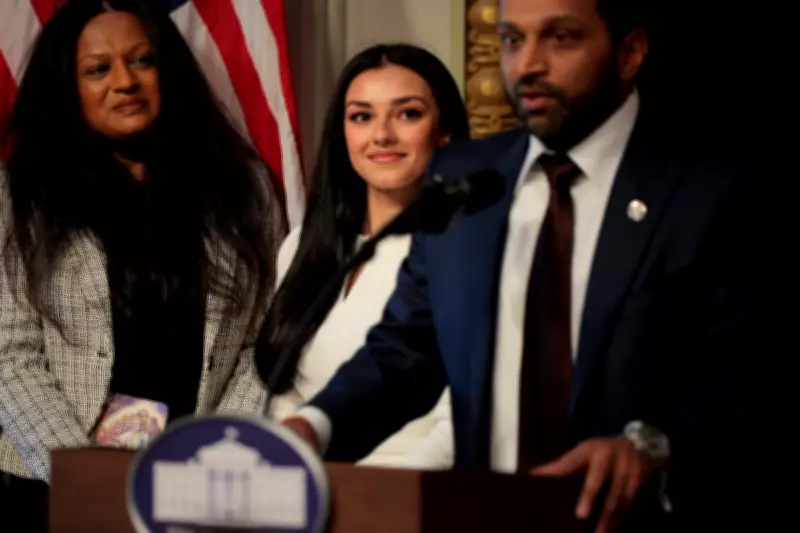 FBI Director's Girlfriend Sings Anthem at Hegseth's Anti-Abortion Speech