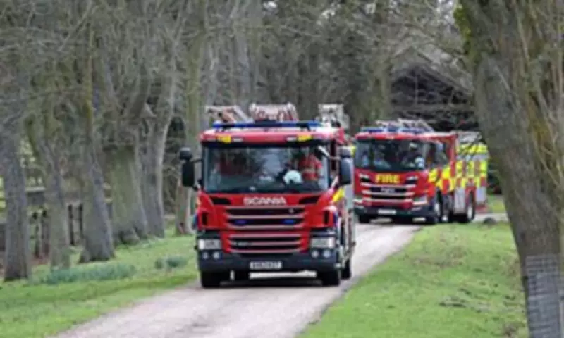 Fire Engines Rush to Sandringham Amid Andrew's Arrest Fallout