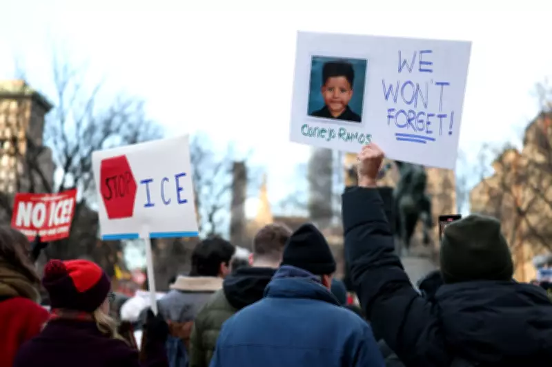 Five-Year-Old Boy and Father Return Home After ICE Detention, Sparking Protests