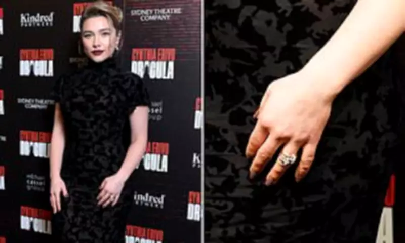Florence Pugh Sparks Engagement Rumours with Huge Ring at Dracula Premiere