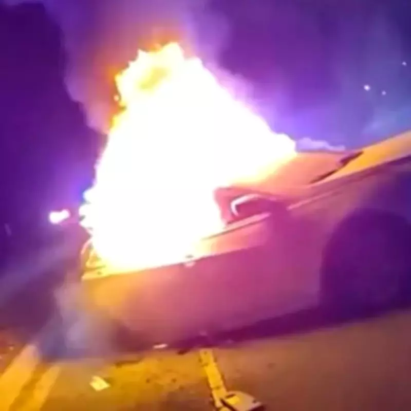 Florida Officer's Heroic Rescue: Woman Pulled from Burning Car After Carjacking