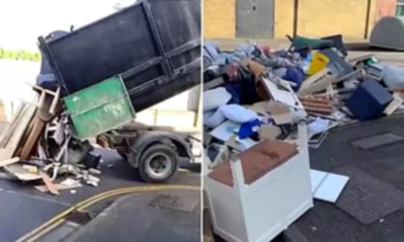 Fly-Tipping Epidemic Strikes Historic London Street Featured in Films and Music