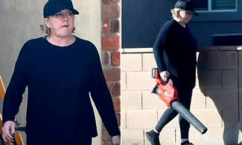 Former Family Ties Star Tina Yothers Spotted Doing Yard Work at LA Home