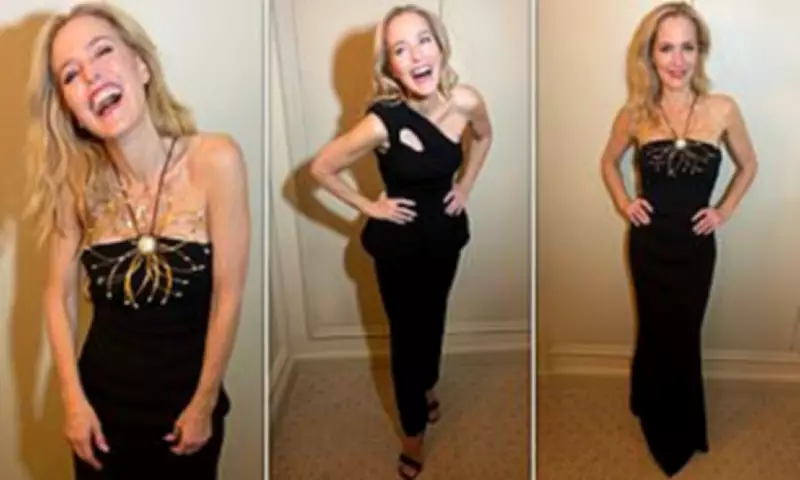 Gillian Anderson's Glamorous Paris Trip with L'Oreal and Co-Star Support