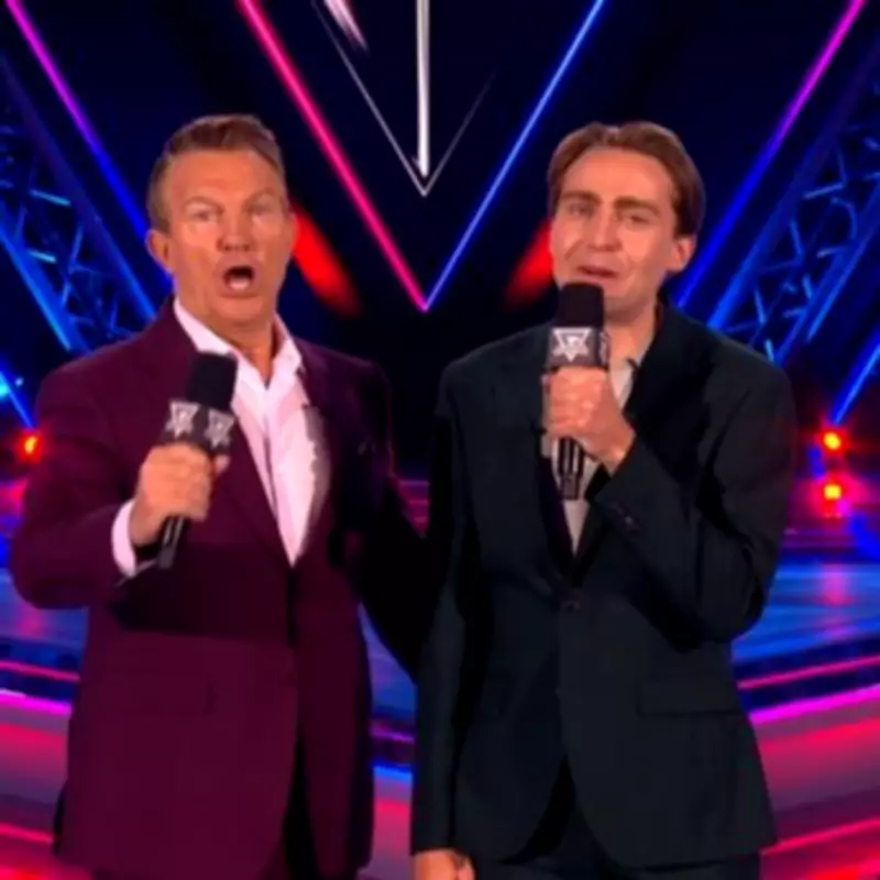 Gladiators Host Bradley Walsh Escorts Injured Star Legend Off Set Mid-Show