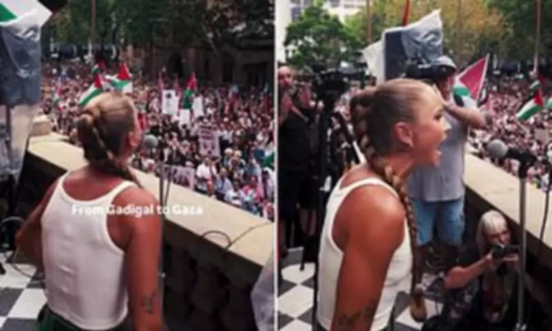 Grace Tame Breaks Silence on Pro-Palestine Rally Appearance