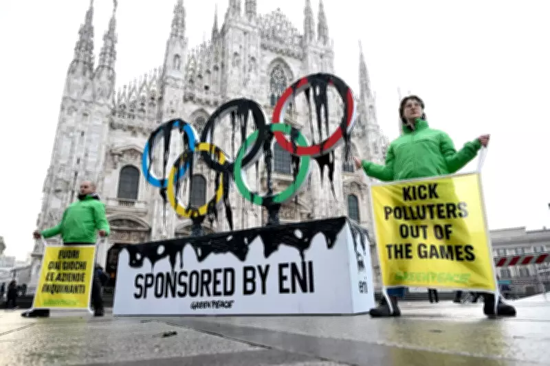 Greenpeace Demands Winter Olympics Ditch Fossil Fuel Sponsors in Milan Protest