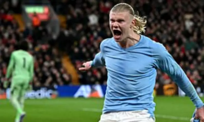 Haaland Vows Improvement After Ending City's Anfield Hoodoo