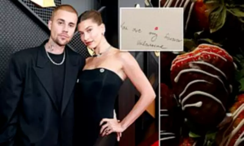Hailey Bieber Shares Intimate Valentine's Day Glimpse with Justin Bieber