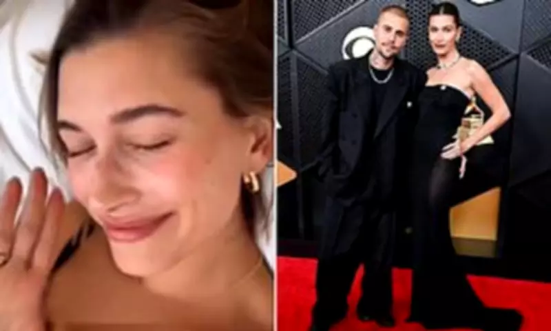 Hailey Bieber's Staged Video Resurfaces, Sparking Cringe and Debate Online