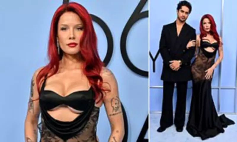 Halsey Stuns in Sheer Dress at Fiancé Avan Jogia's Prime Video Premiere